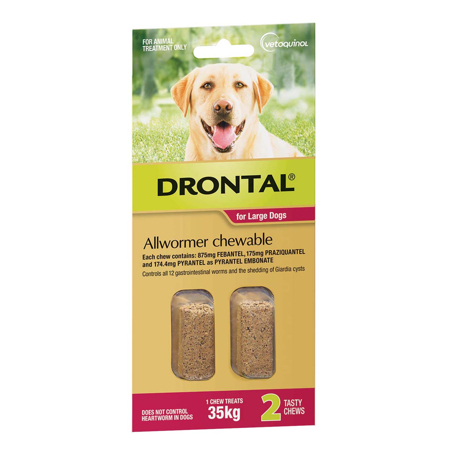 Drontal hot sale chewable 10kg