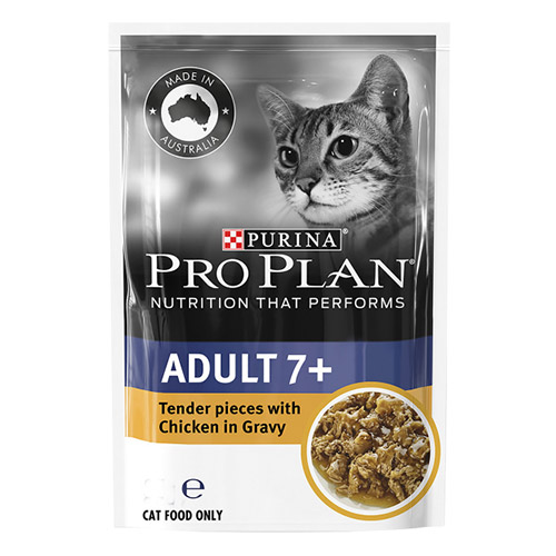 Pro Plan Cat Senior 7 Chicken Pouch 85g X 12 Pouches