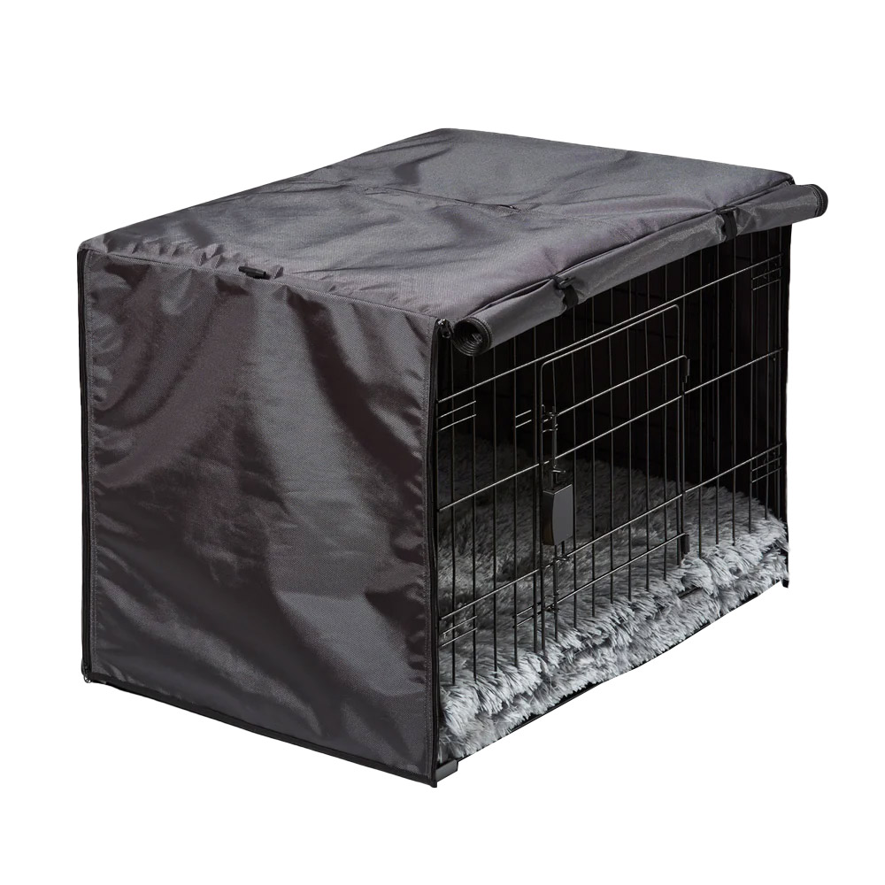 Grey best sale crate cover