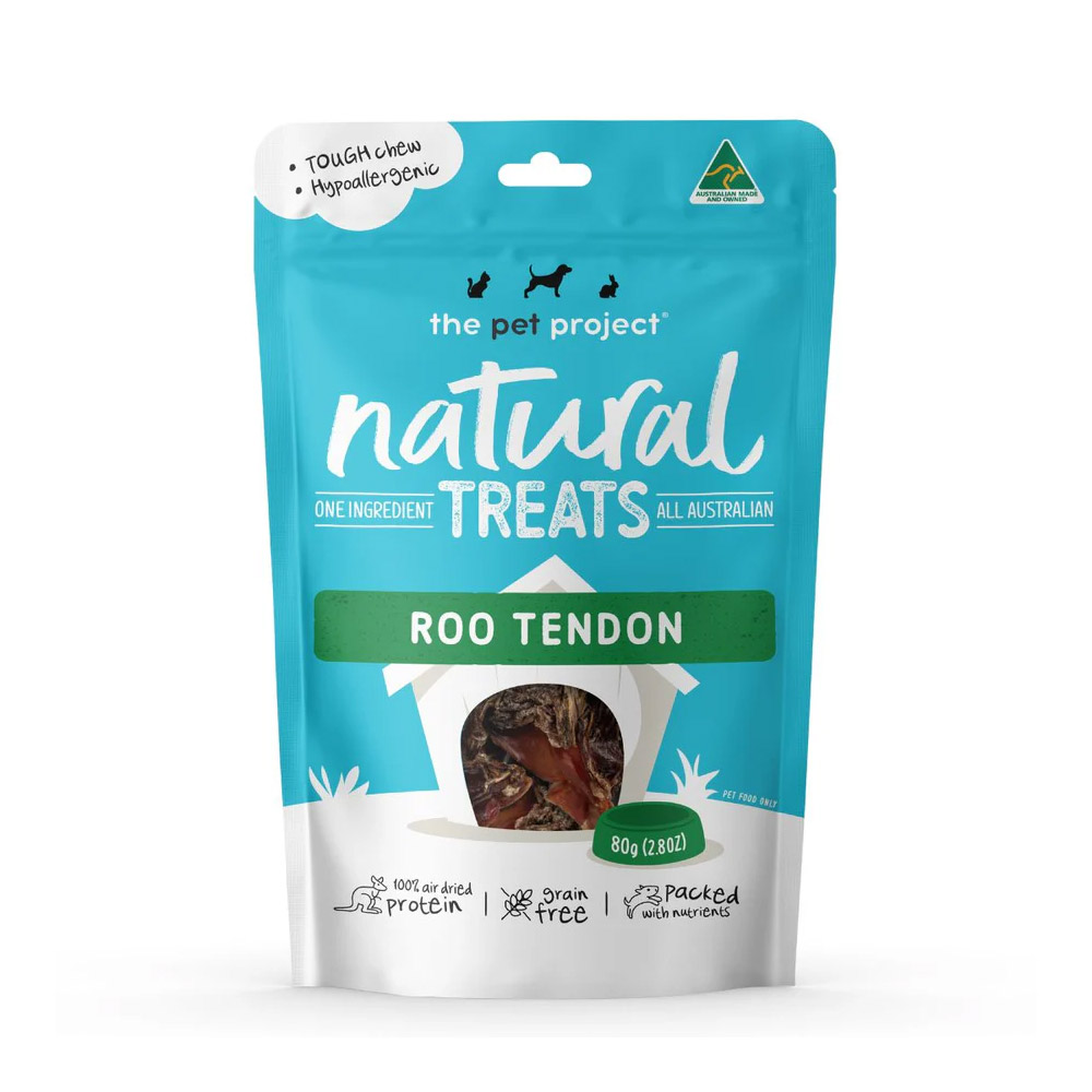 The Pet Project Natural Dog Treats Kangaroo Tendon