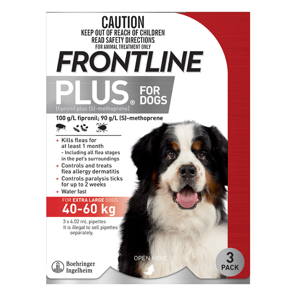 Applying frontline hotsell plus for dogs