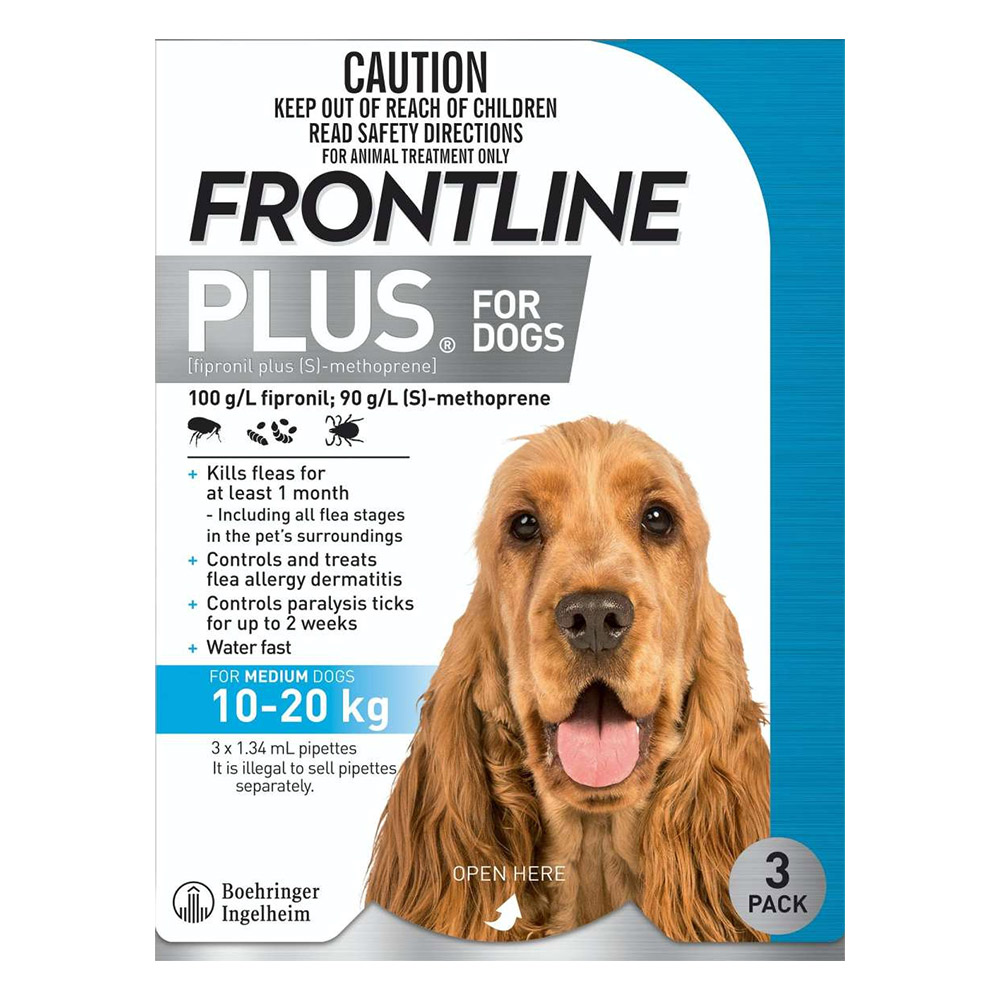 Frontline topical outlet for dogs