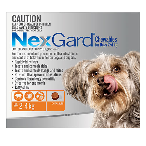 Nexgard best sale dose sizes