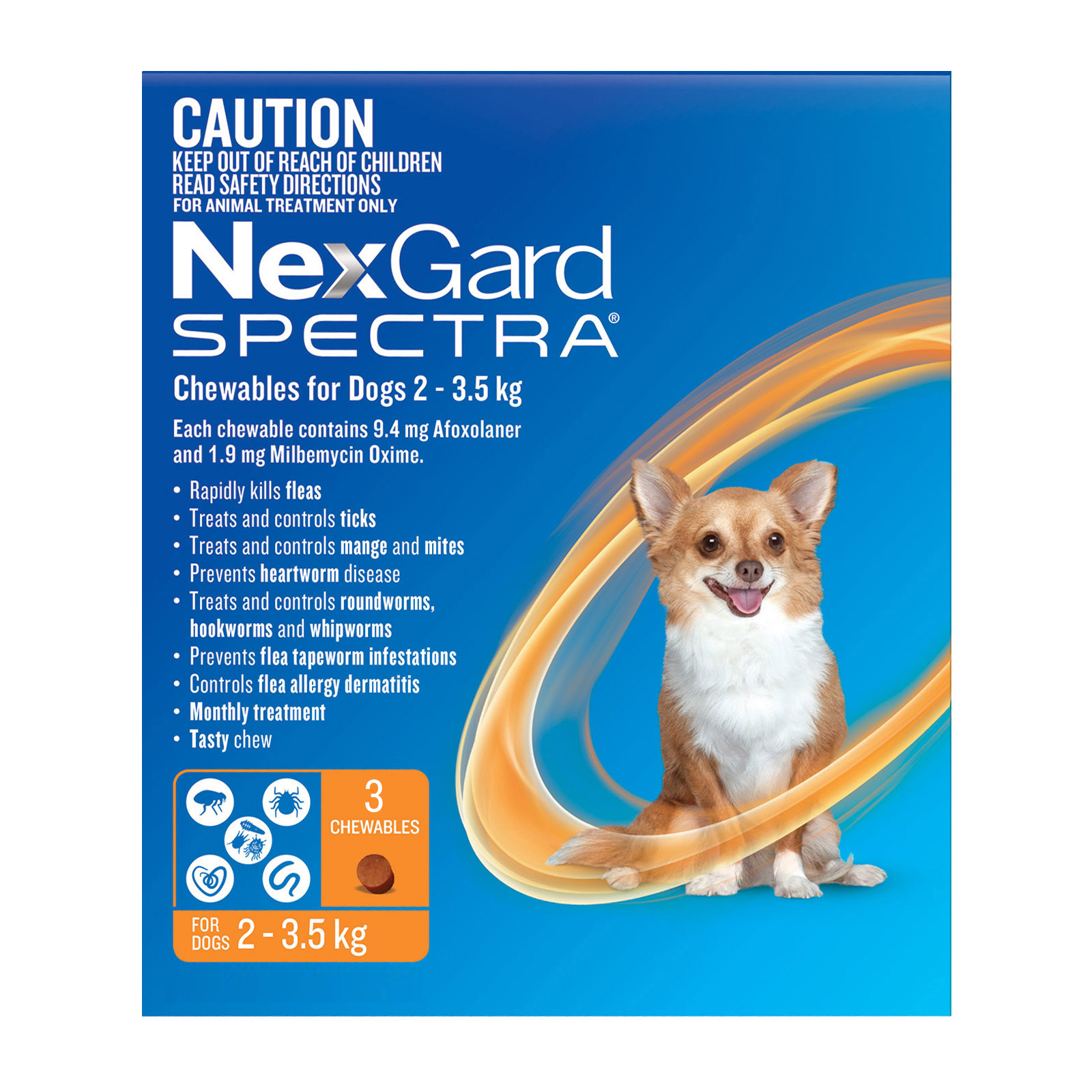 Nexgard spectra extra sales small dog