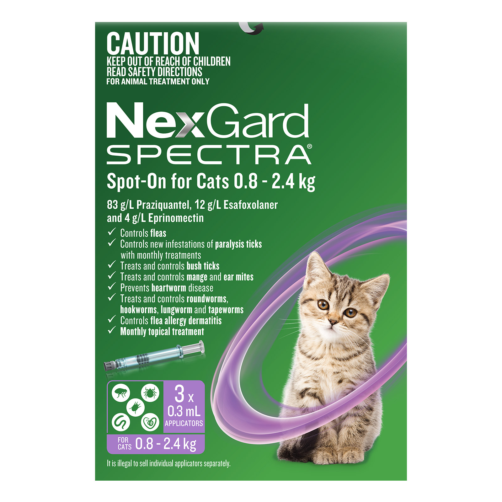 Flea and clearance tick cat medicine