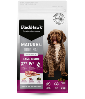 Black Hawk Original Mature 7+ Lamb & Rice Dry Dog Food