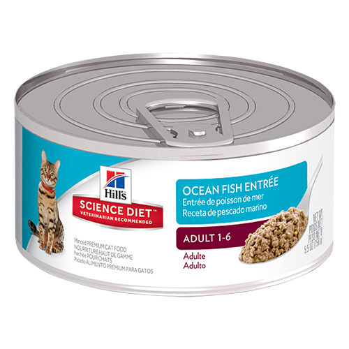 Hills Science Diet Adult Ocean Fish Entree Canned Cat Food 156 Gm - $78.32