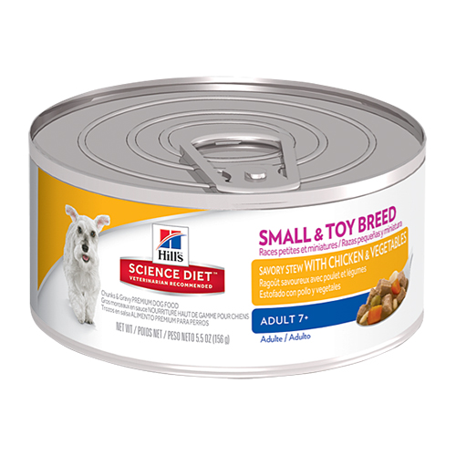 Buy Hills Science Diet Adult 7+ Small & Toy Breed Savory Stew Chicken 