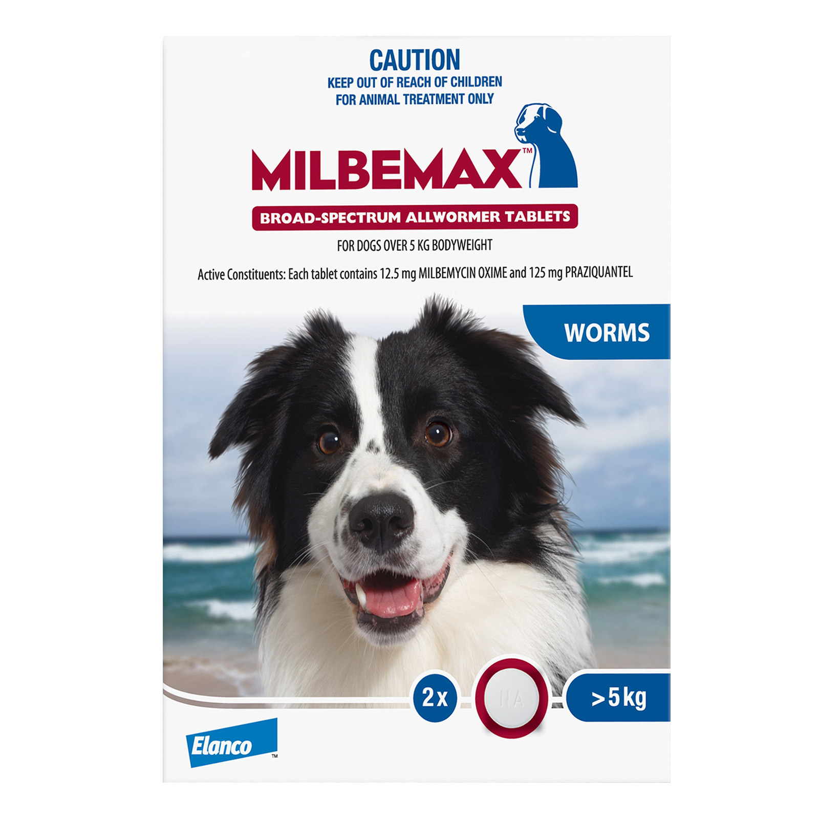 Buy Milbemax Allwormer Tablets For Large Dogs 5 To 25 Kg Online