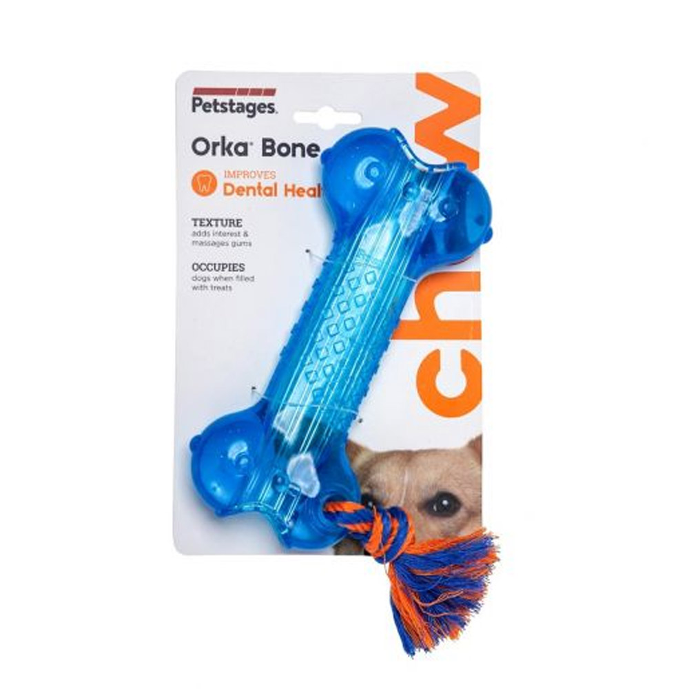 Petstages Orka Dental Chew Toy Bone For Dogs | VetSupply