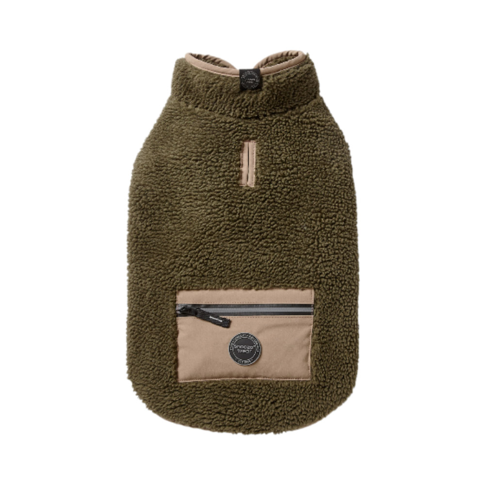 Buy Snooza Dog Apparel Teddy Vest With Pocket Khaki And Fawn 1 X Xsmall 