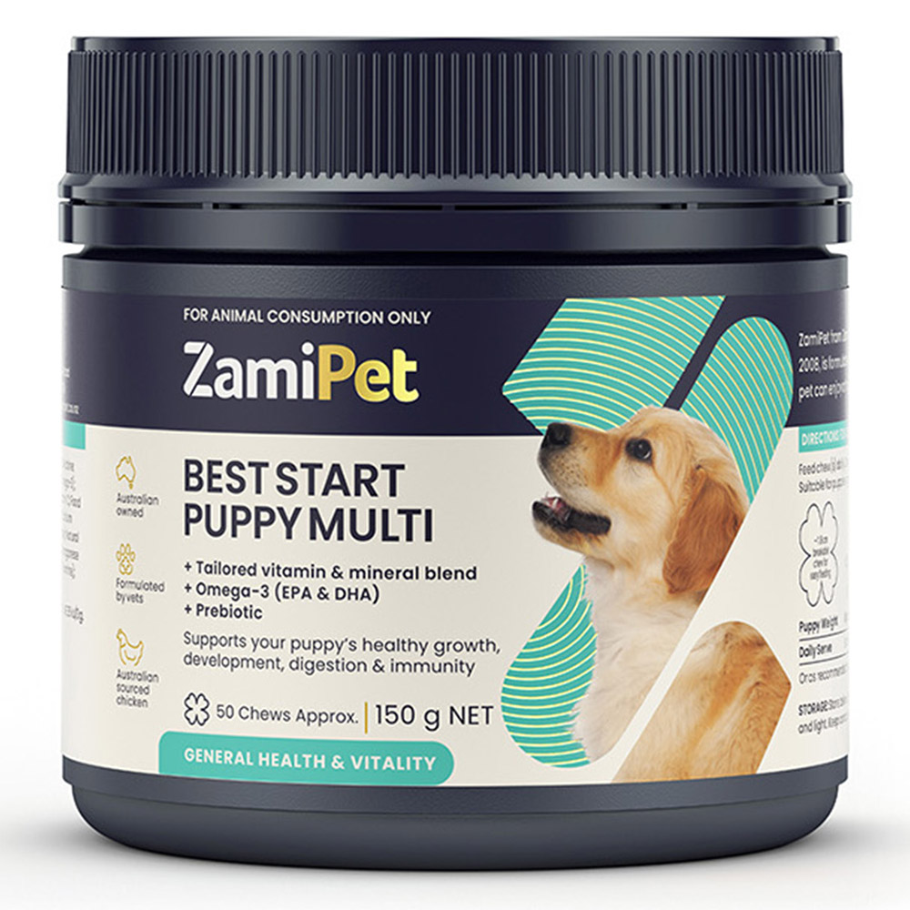 Buy ZamiPet Best Start Puppy Multi Vitamin Dog Chews Online